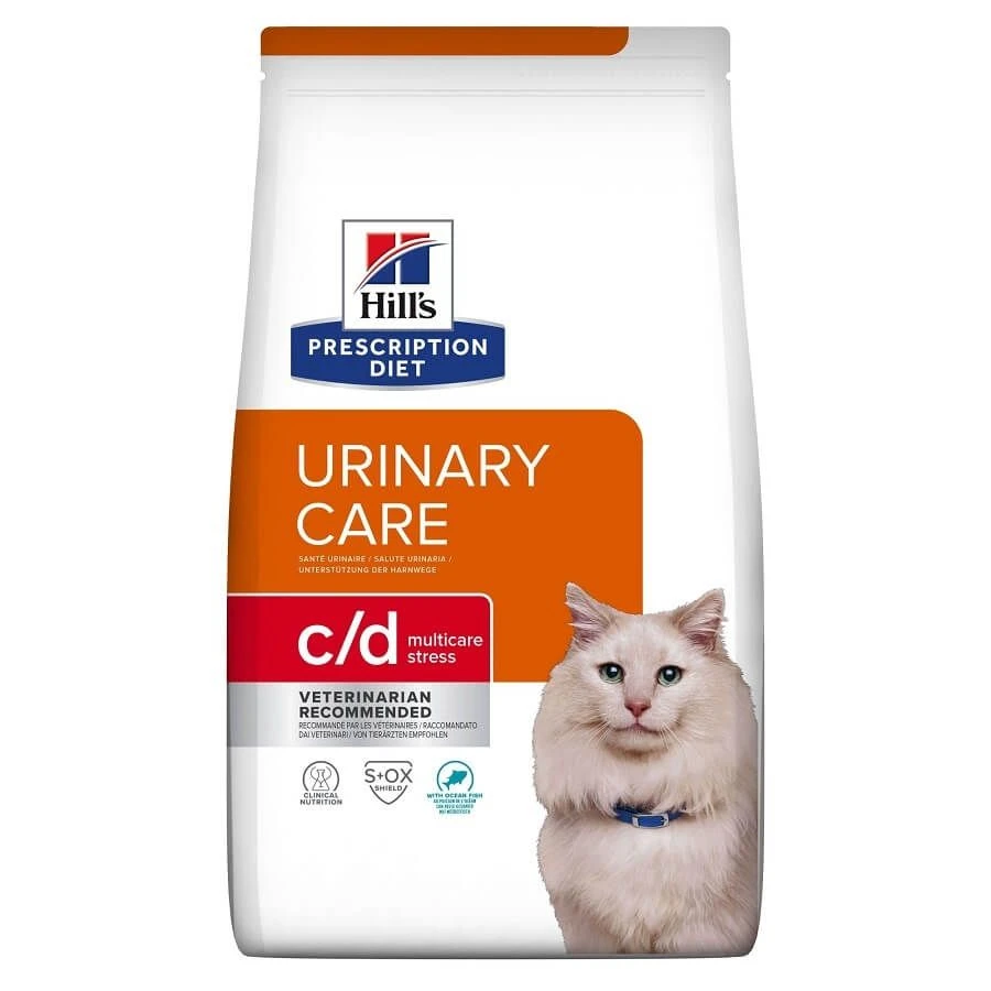 Hill's Prescription Diet Feline C/D Urinary Stress Poisson 400 G 1 Hill's Prescription Diet Feline C/D Urinary Stress Poisson 400 G