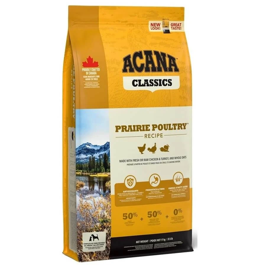 Acana Classics Prairie Poultry Chien 17 Kg