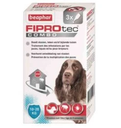 Beaphar Fiprotec Combo Chiens 10-20 Kg 3 Pipettes