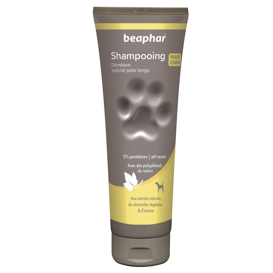 Beaphar Shampooing Démêlant Poils Longs Chien 250 Ml