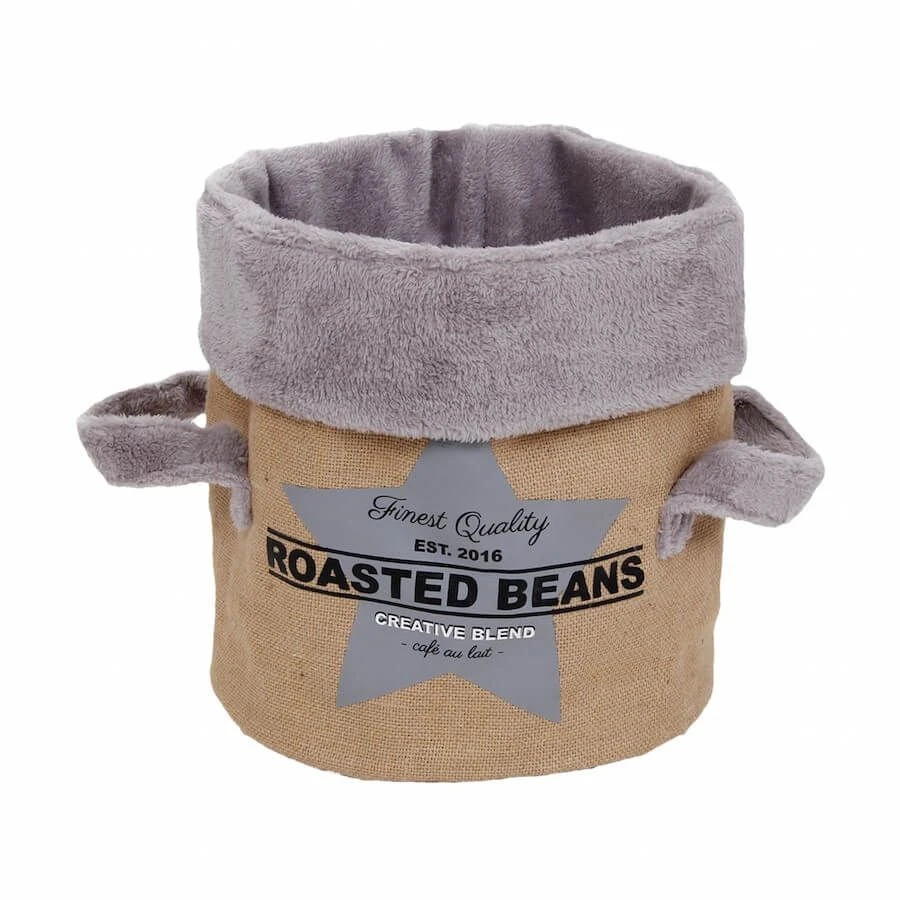 Bubimex Corbeille Bruyante Ronde En Jute 30 X 36 Cm - Destockage