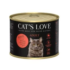 Cat's Love Adulte Boeuf Sans Céréales Et Sans Gluten 6 X 200 G