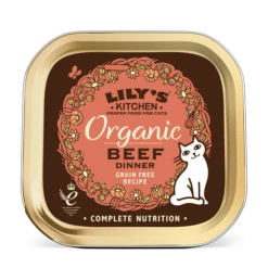 Lily's Kitchen Lily's Kitchen Organic Délice De Boeuf Bio Chat 19 X 85 G -Animal Boutique cat organic beef tray