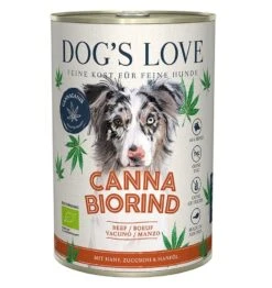 Dog's Love Canna Canis Pâtée Bio Bœuf Et Chanvre 400 G - Destockage