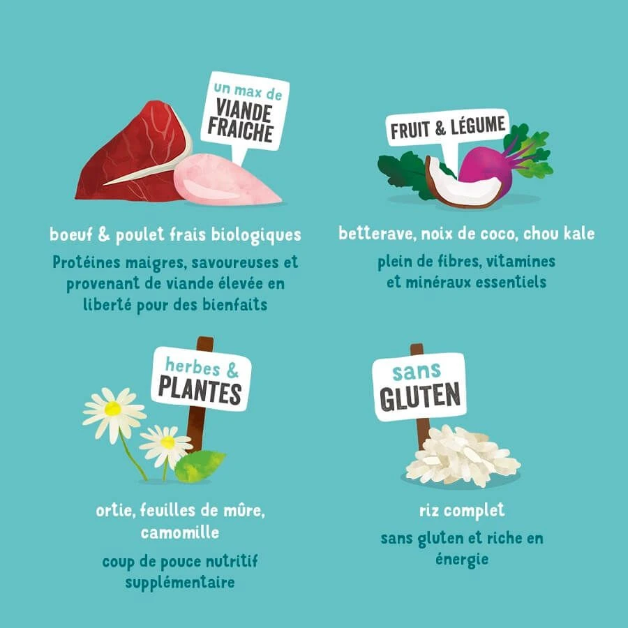 Edgard & Cooper BIO Boeuf & Poulet Frais Chien Adult 7 Kg – Image 6