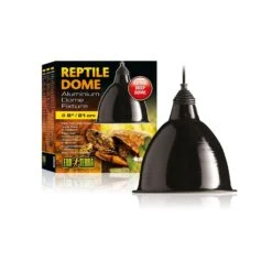 Exo Terra Lampe Dôme En Aluminium 21 Cm -Animal Boutique exo terra support pour d me d clairage 2