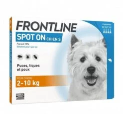 Frontline Spot On Chien De 2-10 Kg 6 Pipettes