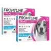 Frontline Tri Act Spot On Chien Moyen 10 - 20 Kg 6 Pipettes + 3 Pipettes