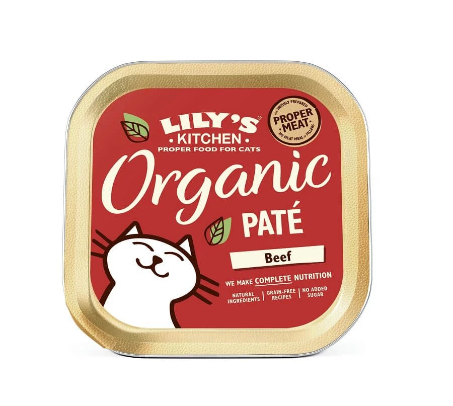 Lily's Kitchen Lily's Kitchen Organic Délice De Boeuf Bio Chat 19 X 85 G