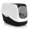 Savic Nestor Maison De Toilette Avec Filtre Pour Chat Noir