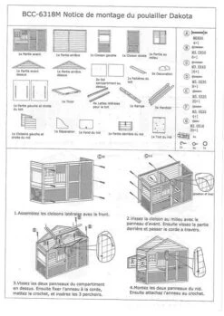 Poulailler Dakota -Animal Boutique poulailler voliere plan gratuit dakota 1