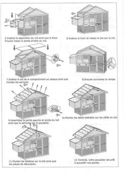 Poulailler Dakota -Animal Boutique poulailler voliere plan gratuit dakota 2