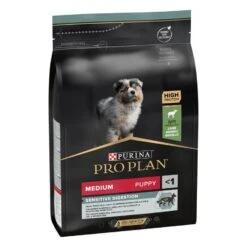 Purina Proplan Chiot Medium Sensitive Digestion Agneau OPTIDIGEST 3 Kg -Animal Boutique purina pro plan dog medium puppy sensitive digestion agneau optidigest 3 kg 2