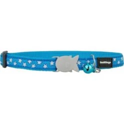 RedDingo Collier Etoile Bleu Et Blanc Pour Chat