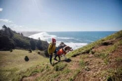 Ruffwear Overcoat Fuse Harness Jacket Orange L -Animal Boutique ruffwear overcoat fuse harness jacket orange l9