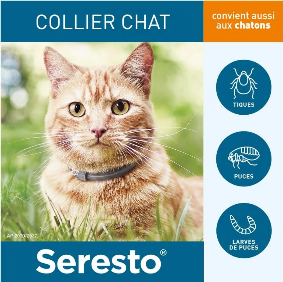 Seresto Collier Antiparasitaire Chat 2 Seresto Collier Antiparasitaire Chat – Image 2