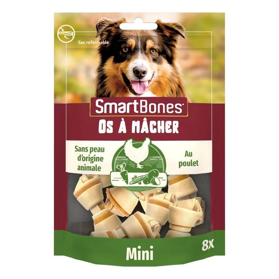 Smartbones Snack Mini Au Poulet Pour Chien 8 Pcs 1 Smartbones Snack Mini Au Poulet Pour Chien 8 Pcs