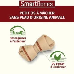 Smartbones Snack Mini Au Poulet Pour Chien 8 Pcs 6 Smartbones Snack Mini Au Poulet Pour Chien 8 Pcs -Animal Boutique smartbones snack mini au poulet 8 pcs 2