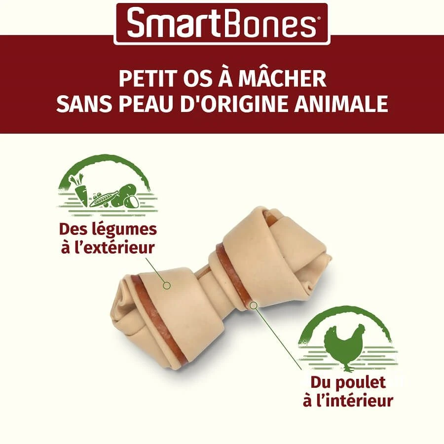 Smartbones Snack Mini Au Poulet Pour Chien 8 Pcs 3 Smartbones Snack Mini Au Poulet Pour Chien 8 Pcs – Image 3