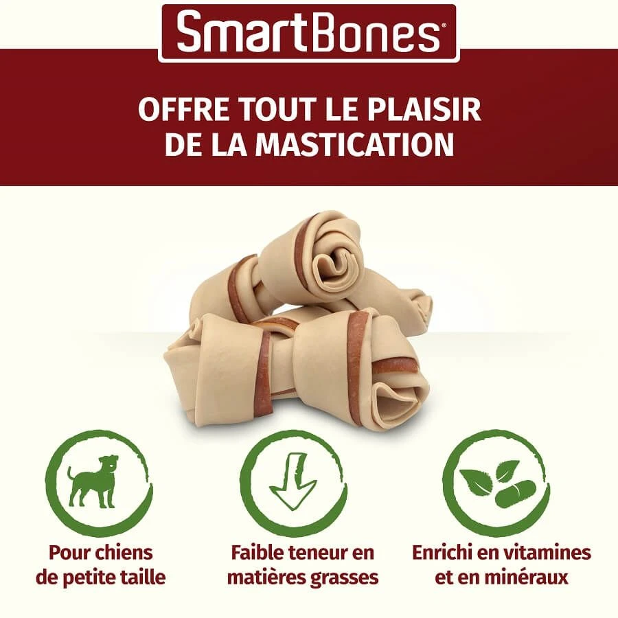 Smartbones Snack Mini Au Poulet Pour Chien 8 Pcs 4 Smartbones Snack Mini Au Poulet Pour Chien 8 Pcs – Image 4