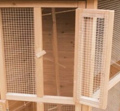 Volière Hexagonale Bois -Animal Boutique volie re3 1